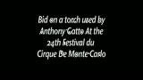 Anthony Gatto Juggling Torch Fundraising Auction