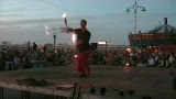 fire juggling choreography