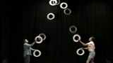 16 ring juggling, 2 person half flash