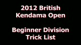 2012 BKO Beginner Trick List