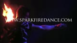'Fire Fury' duo fire show in Mexico - by Spark Fire Dance