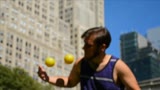 Inclined-Kyle Johnson Juggling in NYC
