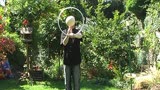 Summer time contact juggling and hoop